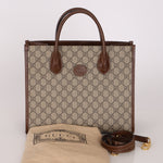 Gucci Monogram Supreme Canvas Tote Bag