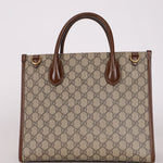 Gucci Monogram Supreme Canvas Tote Bag
