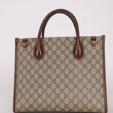 Gucci Monogram Supreme Canvas Tote Bag