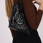 Chanel Mini Ligne Cambon Tote PM 2004 SHW