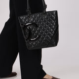 Chanel Mini Ligne Cambon Tote PM 2004 SHW
