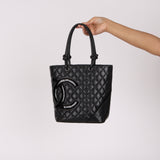 Chanel Mini Ligne Cambon Tote PM 2004 SHW