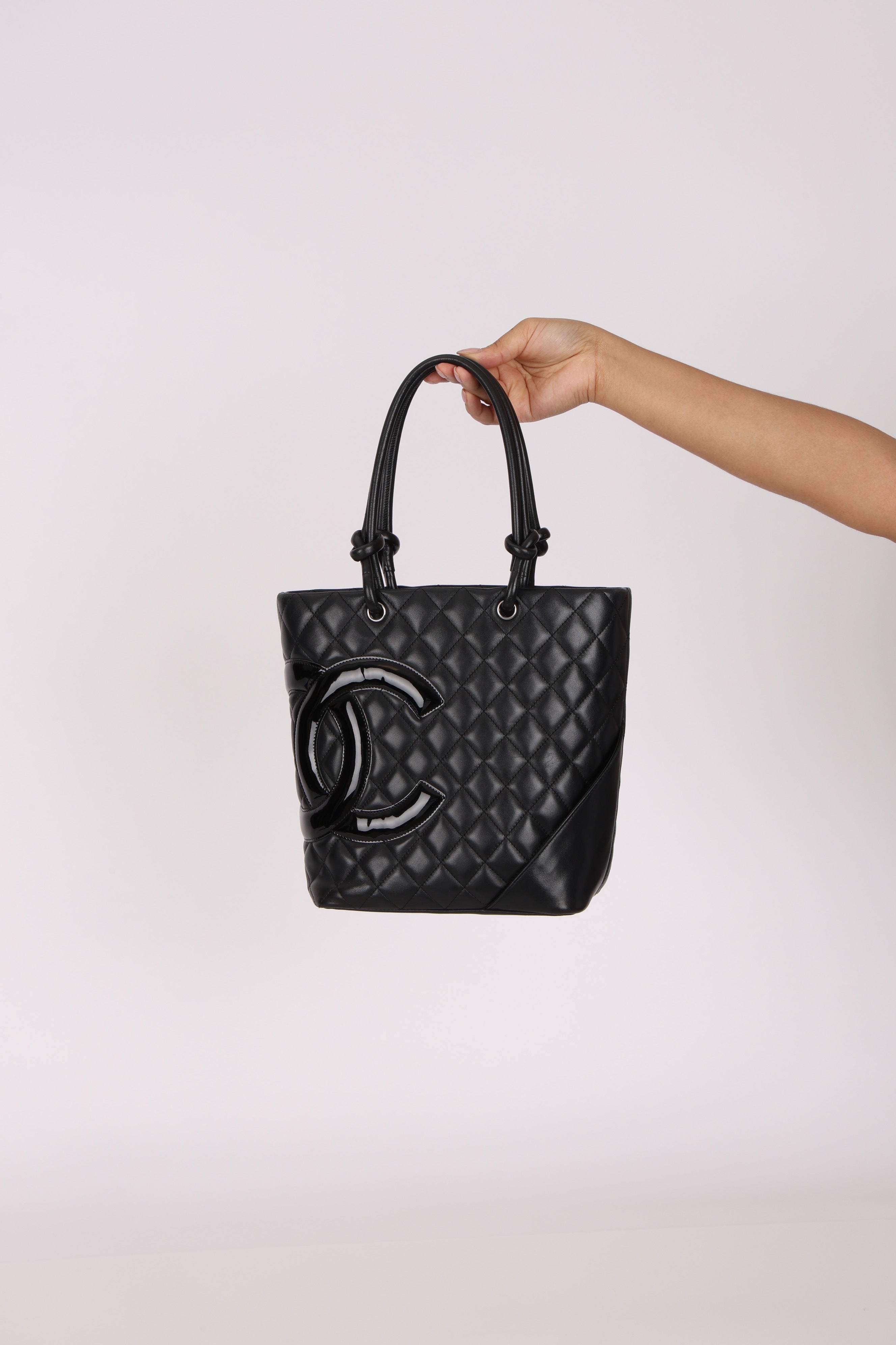 Chanel Mini Ligne Cambon Tote PM 2004 SHW