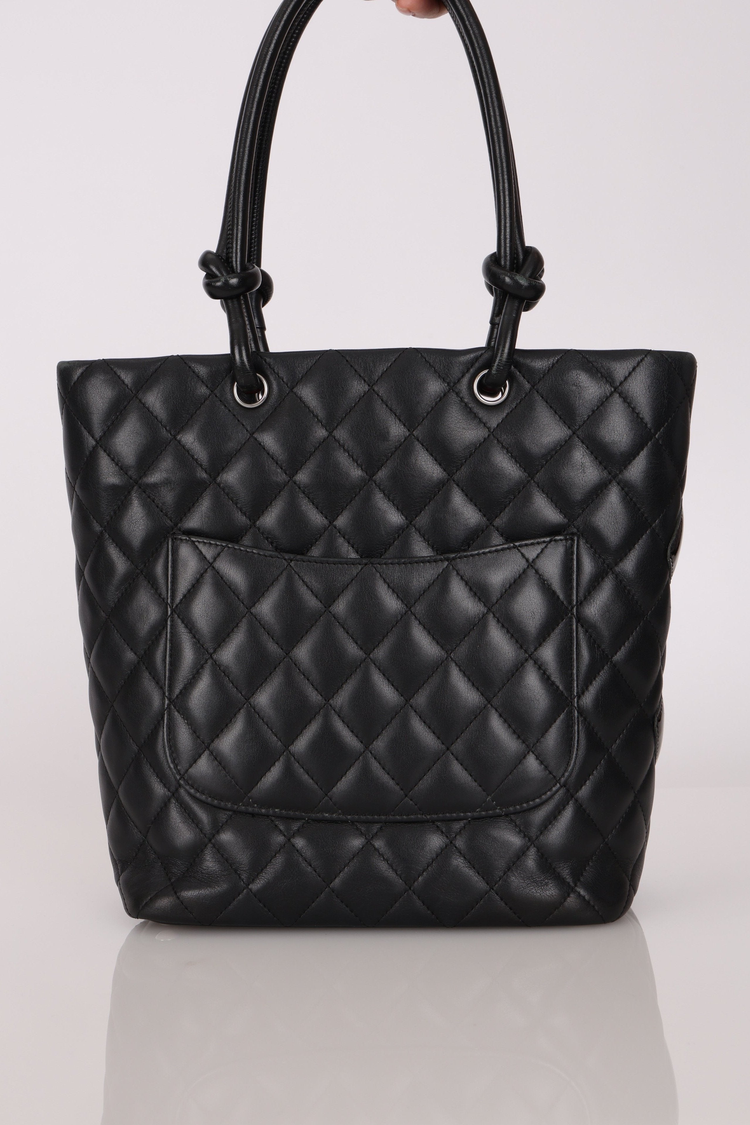 Chanel Mini Ligne Cambon Tote PM 2004 SHW