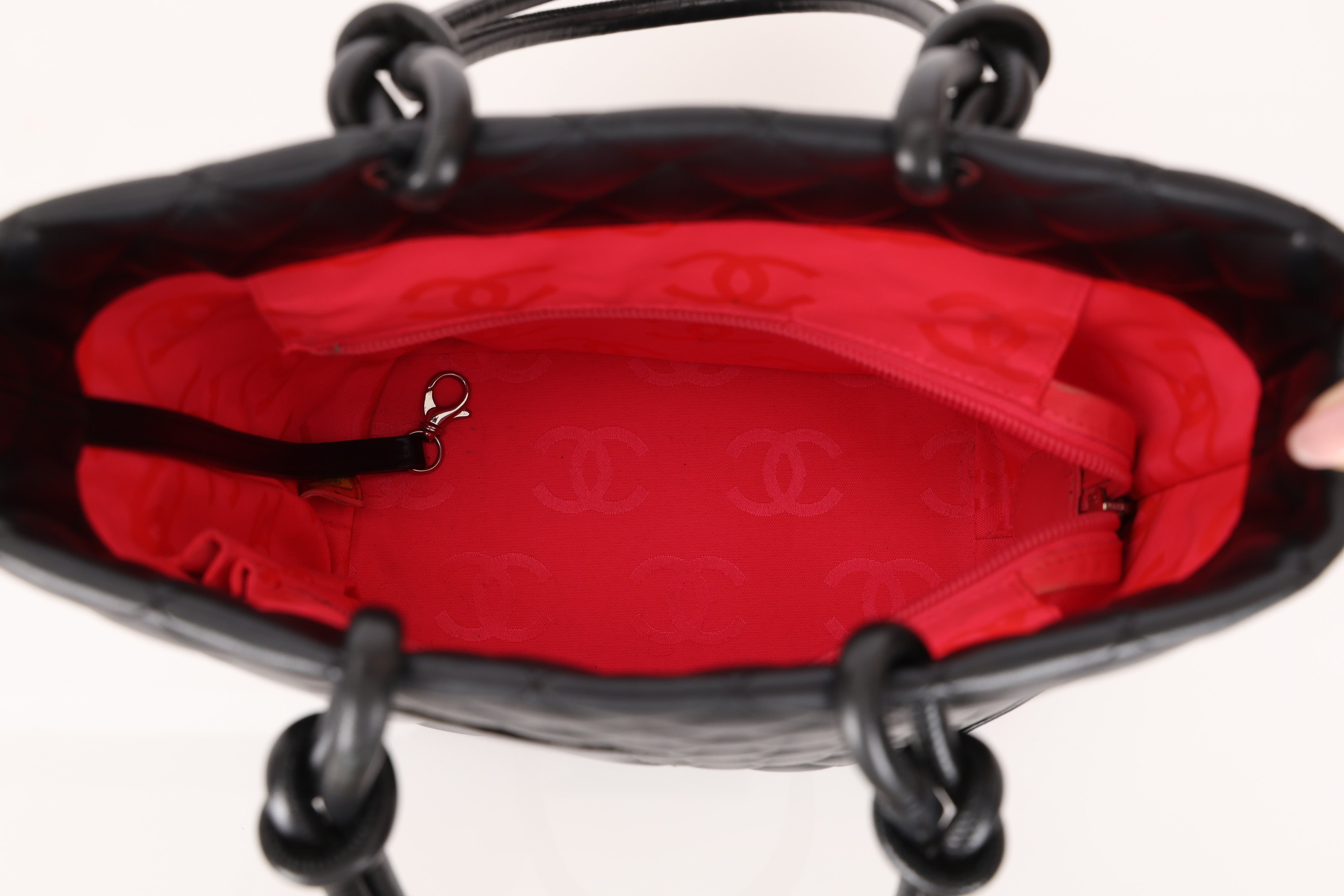 Chanel Mini Ligne Cambon Tote PM 2004 SHW