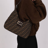 Fendi Zucca Palmier Shoulder Bag