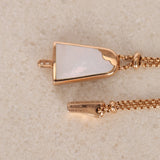 Bvlgari 18K Rose Gold Mother of Pearl Diamond Gelati Bracelet M/L - Drop 24