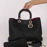 Dior Leather Lady Medium Bag