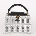 Ultra-Rare Louis Vuitton x Fornasetti Architettura Capucines BB Silk-Screen Leather 2021 SHW - Drop 11