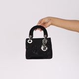 Dior Floral Sequin Mini Lady Bag