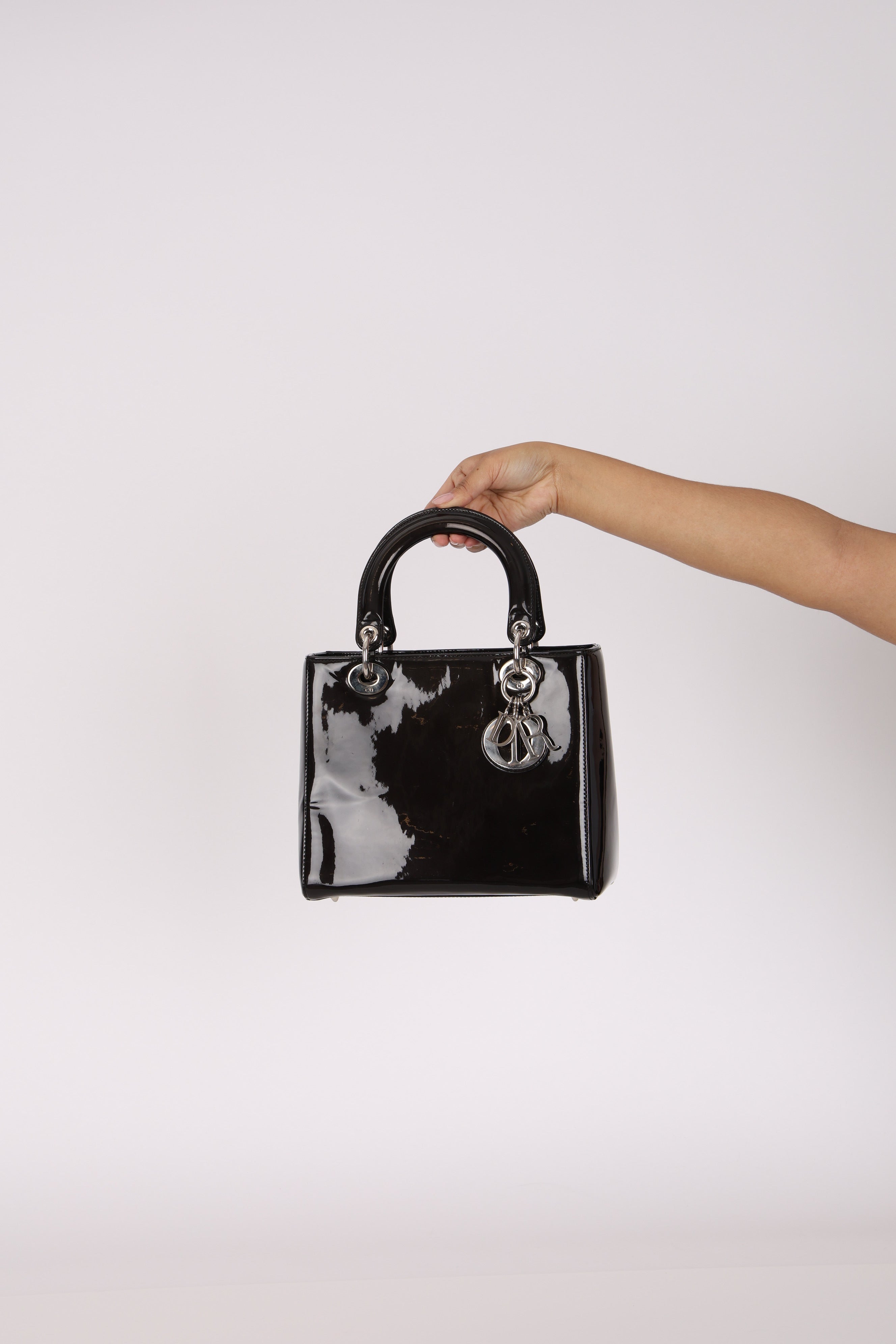 Dior Small Lady Black Patent