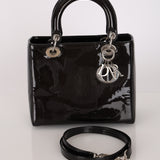 Dior Small Lady Black Patent