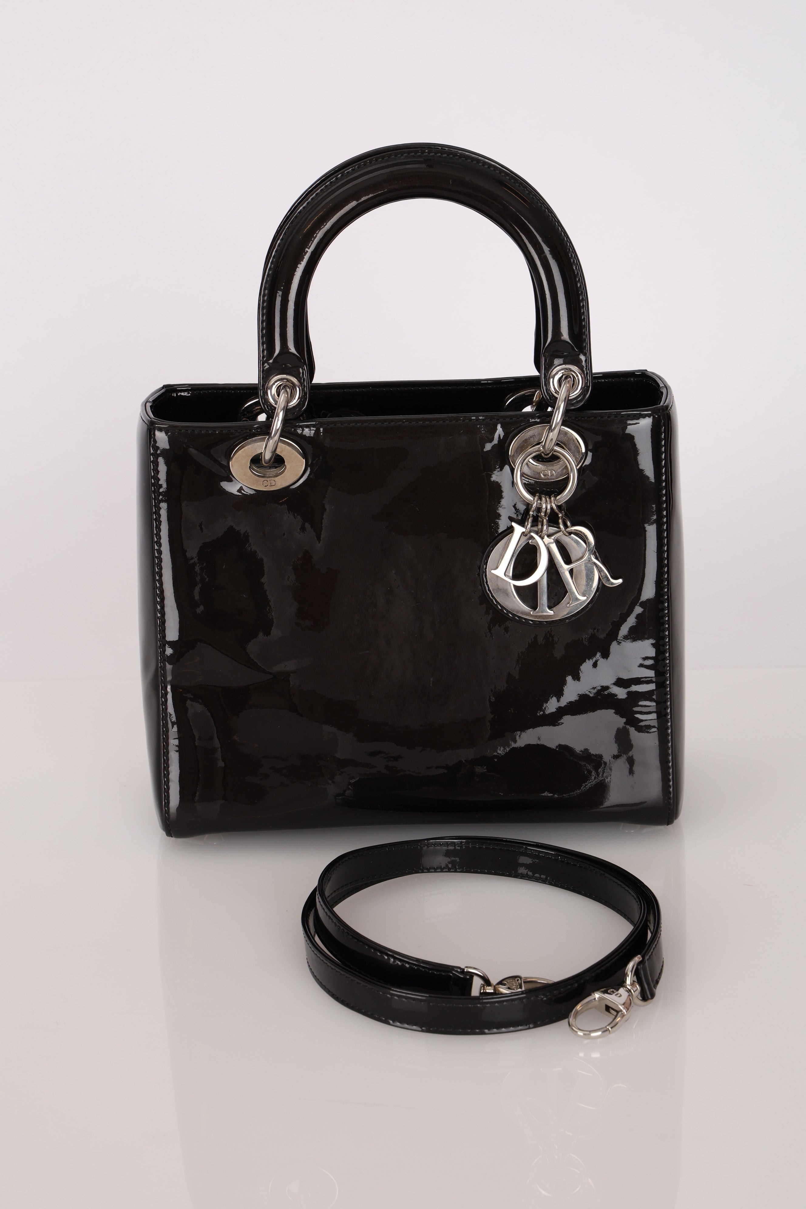 Dior Small Lady Black Patent