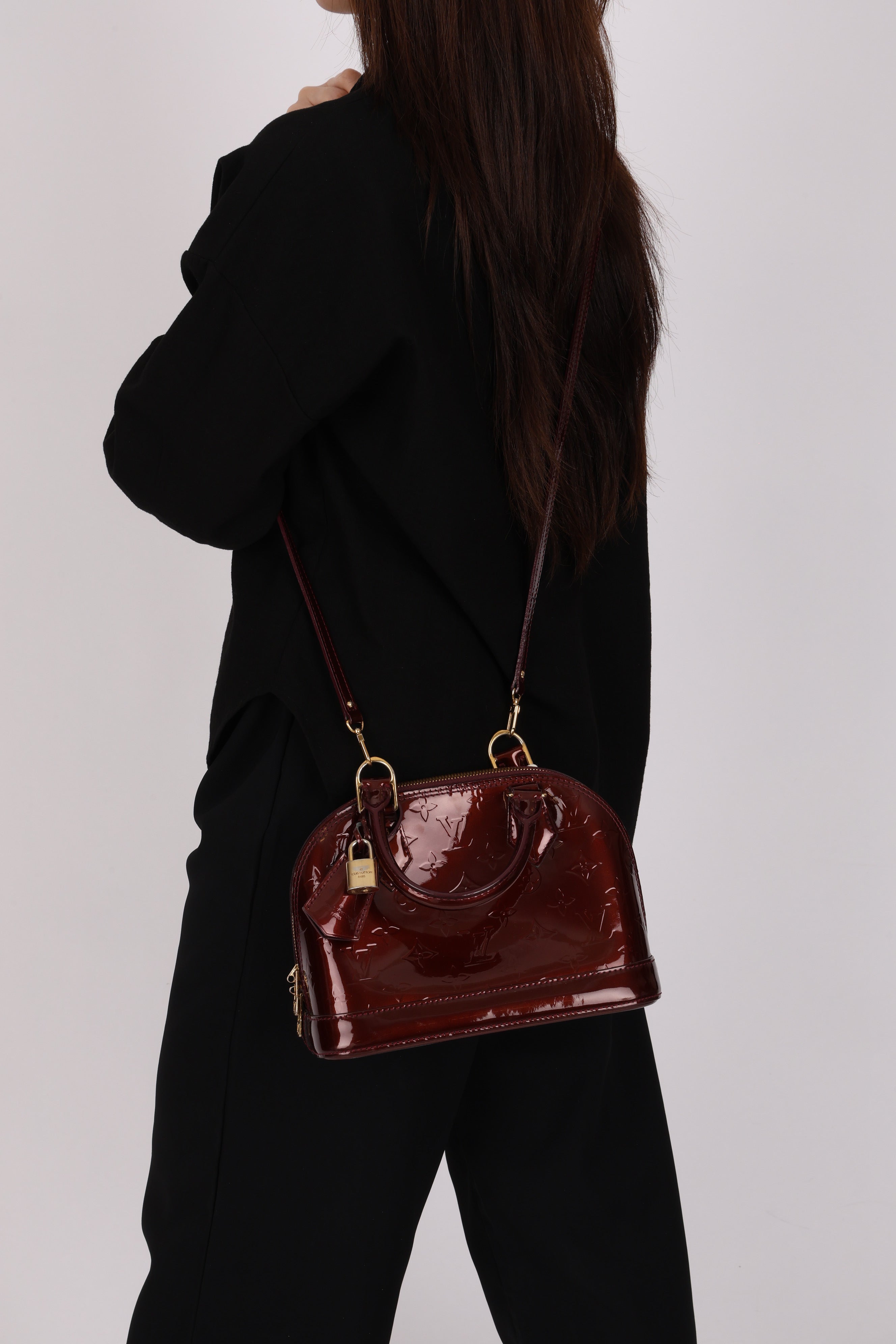 Louis Vuitton Alma BB Amarante Vernis 2020 (NEEDS MORE PICS)