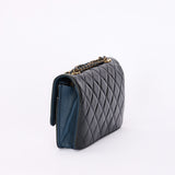 Chanel Paris-Salzburg Wallet on Chain Navy Patent 2015 AGHW