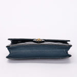 Chanel Paris-Salzburg Wallet on Chain Navy Patent 2015 AGHW