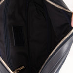 Chanel Chocolate Bar Single Flap Navy Suede SHW