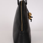 Chanel Double Zip Timeless Tote Black Caviar 1993 24K GP