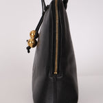 Chanel Double Zip Timeless Tote Black Caviar 1993 24K GP
