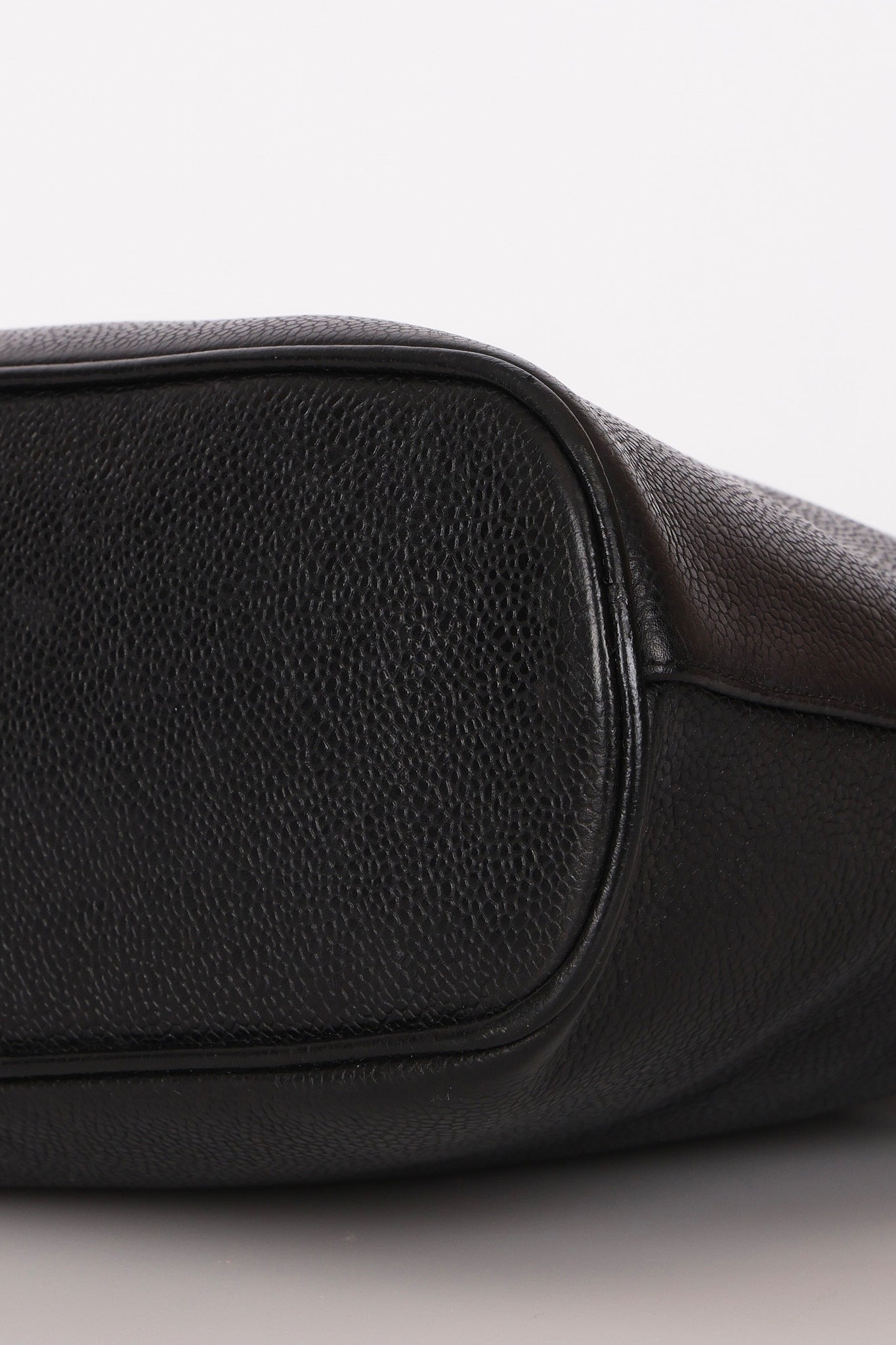 Chanel Double Zip Timeless Tote Black Caviar 1993 24K GP