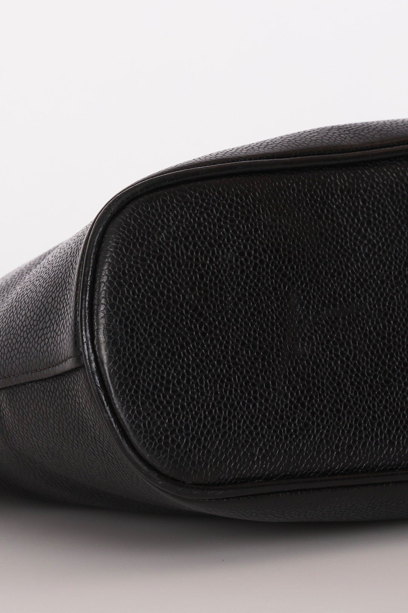 Chanel Double Zip Timeless Tote Black Caviar 1993 24K GP