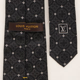 Louis Vuitton Noir Silk Tie