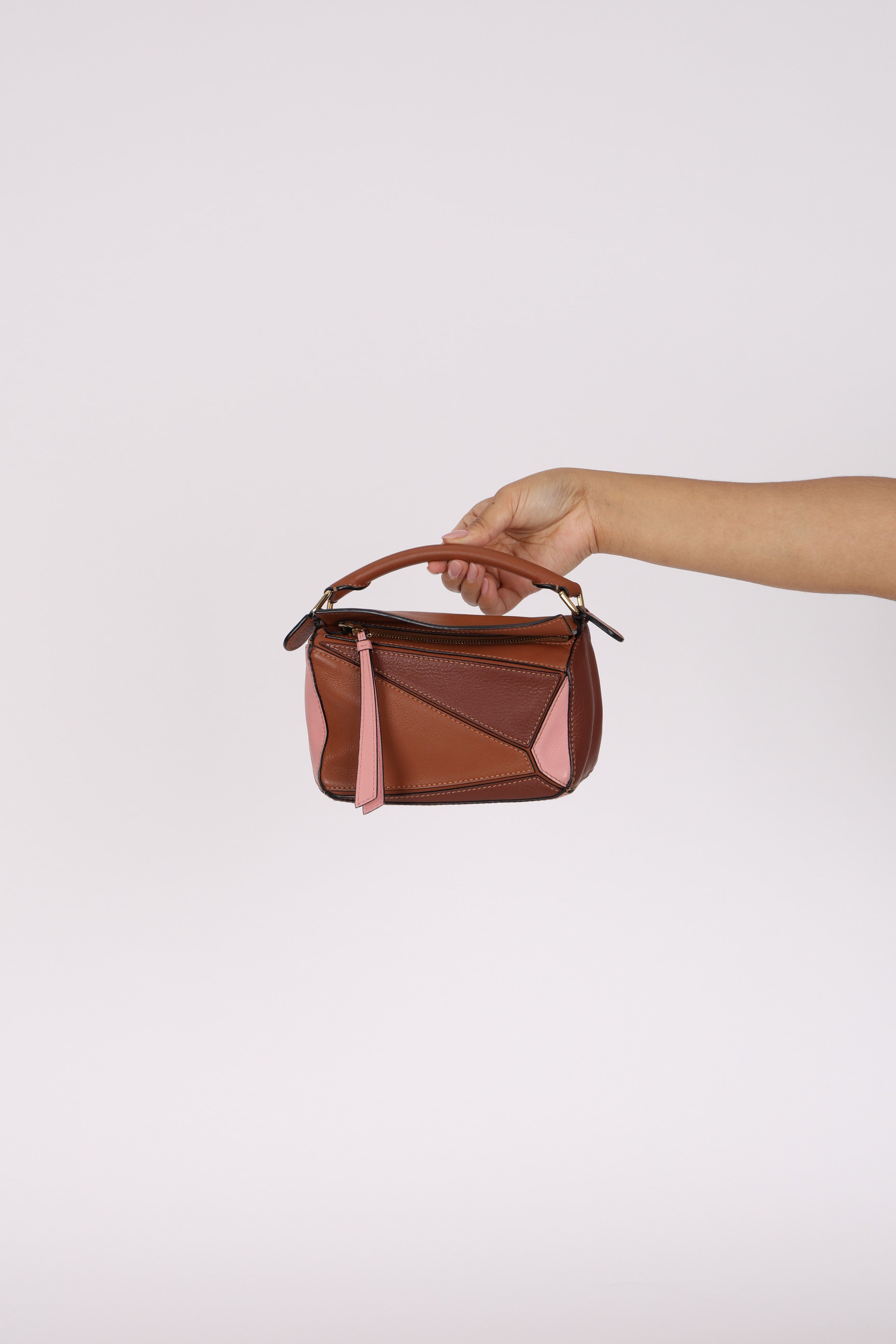 Loewe Tricolor Mini Puzzle Bag