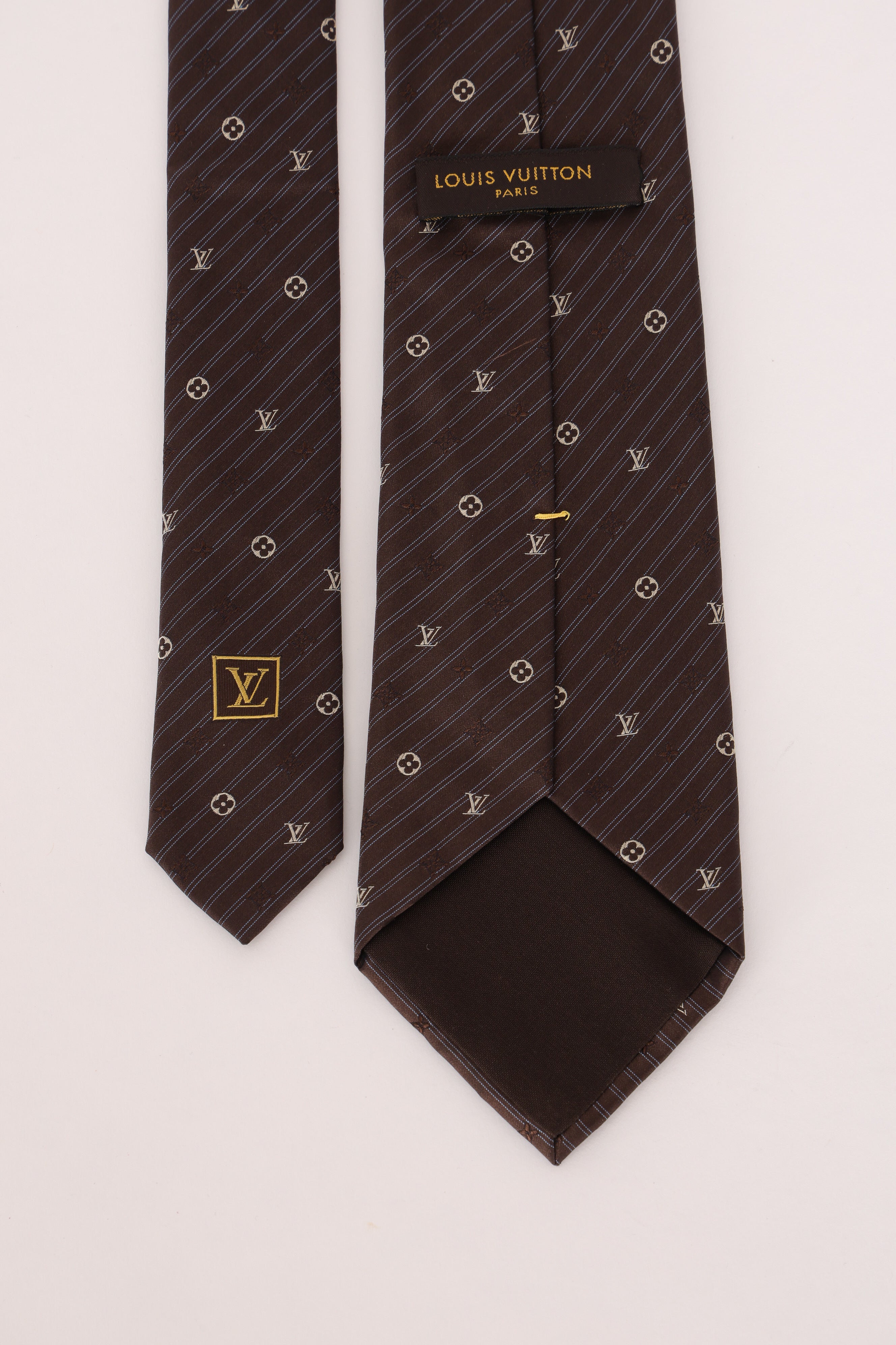 Louis Vuitton Monogram Silk Tie