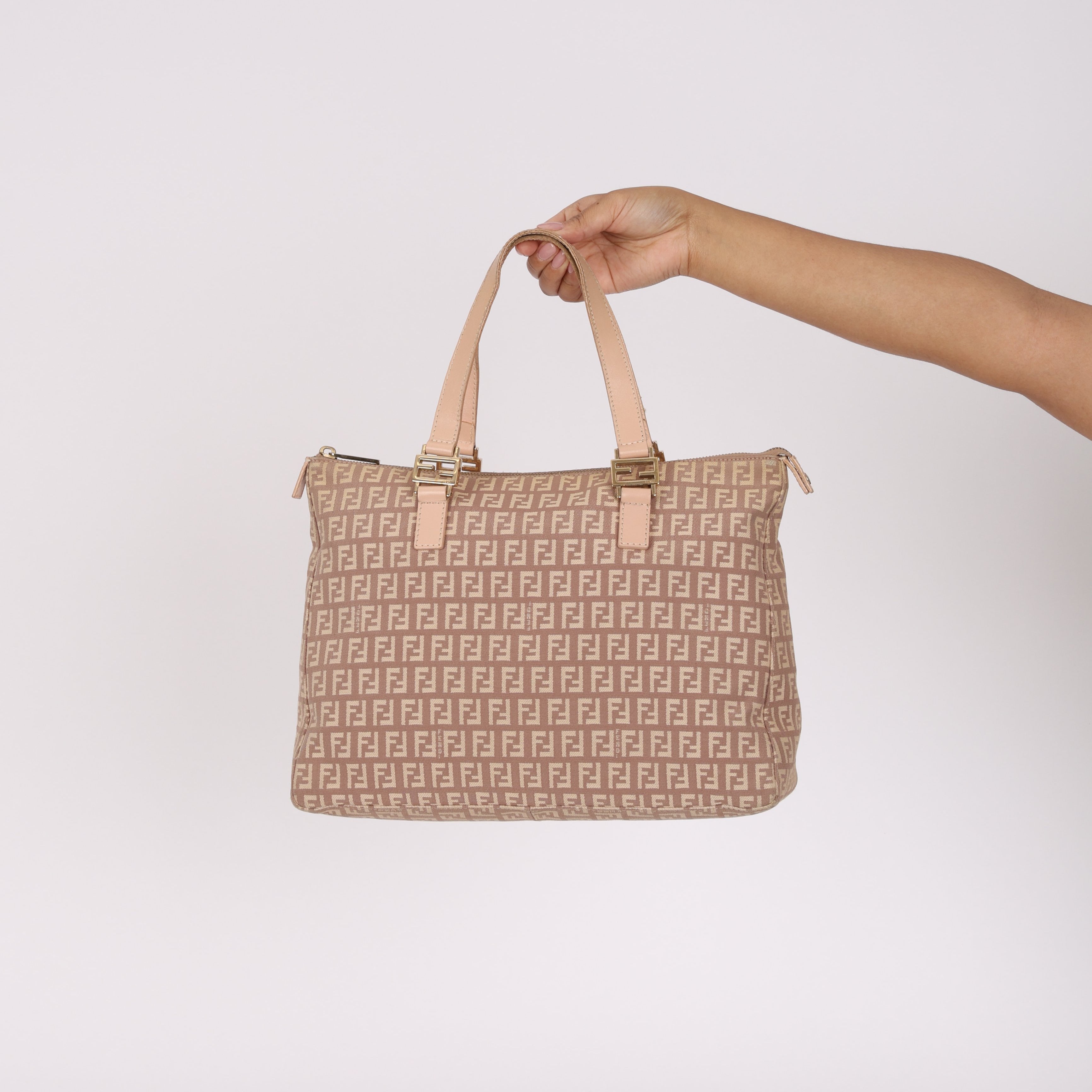 Fendi Zucchino Canvas Tote