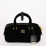 Miu Miu Arcadie Matelasse Velvet Bag