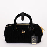 Miu Miu Arcadie Matelasse Velvet Bag