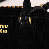 Miu Miu Arcadie Matelasse Velvet Bag (NEEDS MORE PICS)