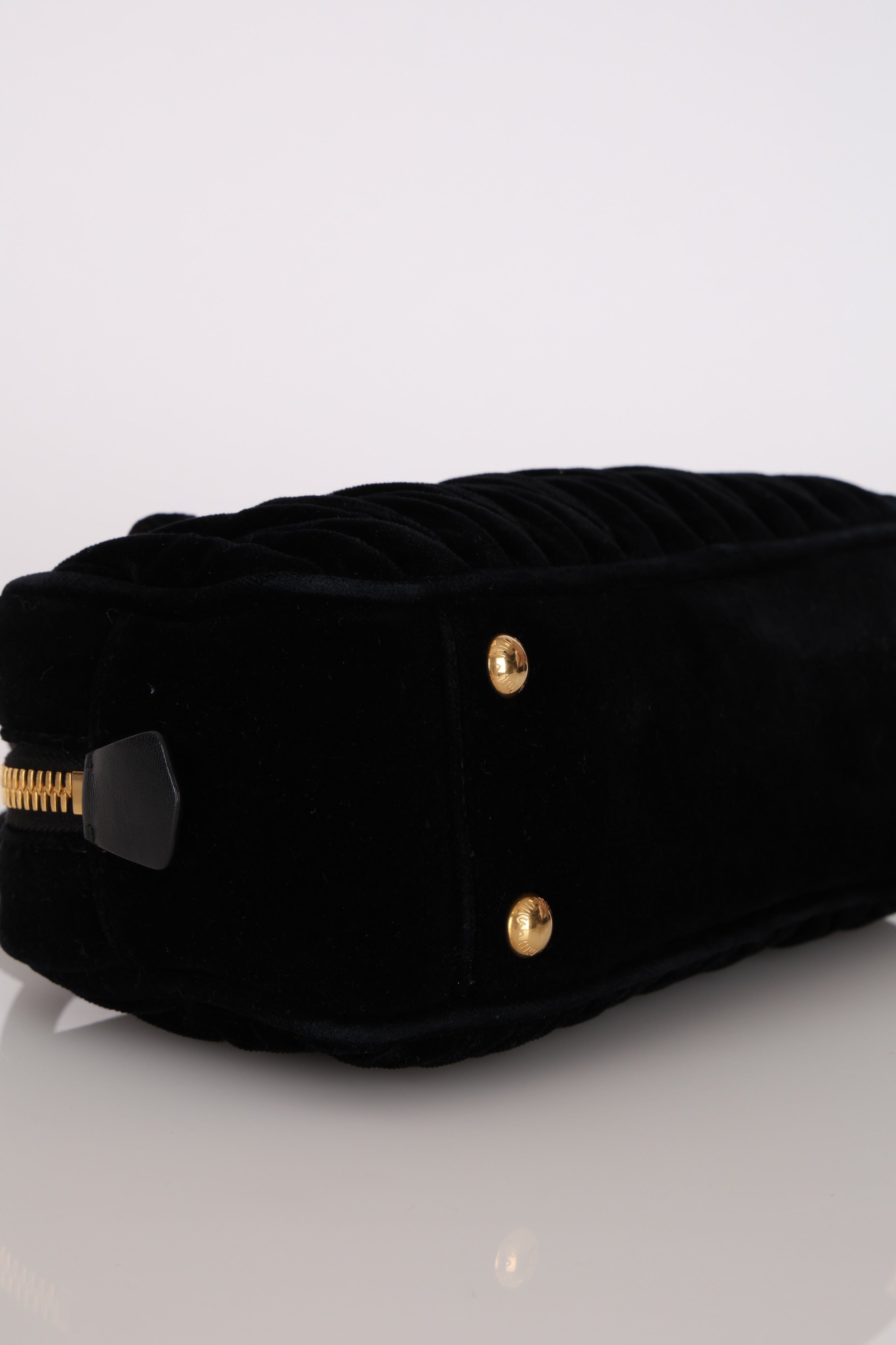Miu Miu Arcadie Matelasse Velvet Tote