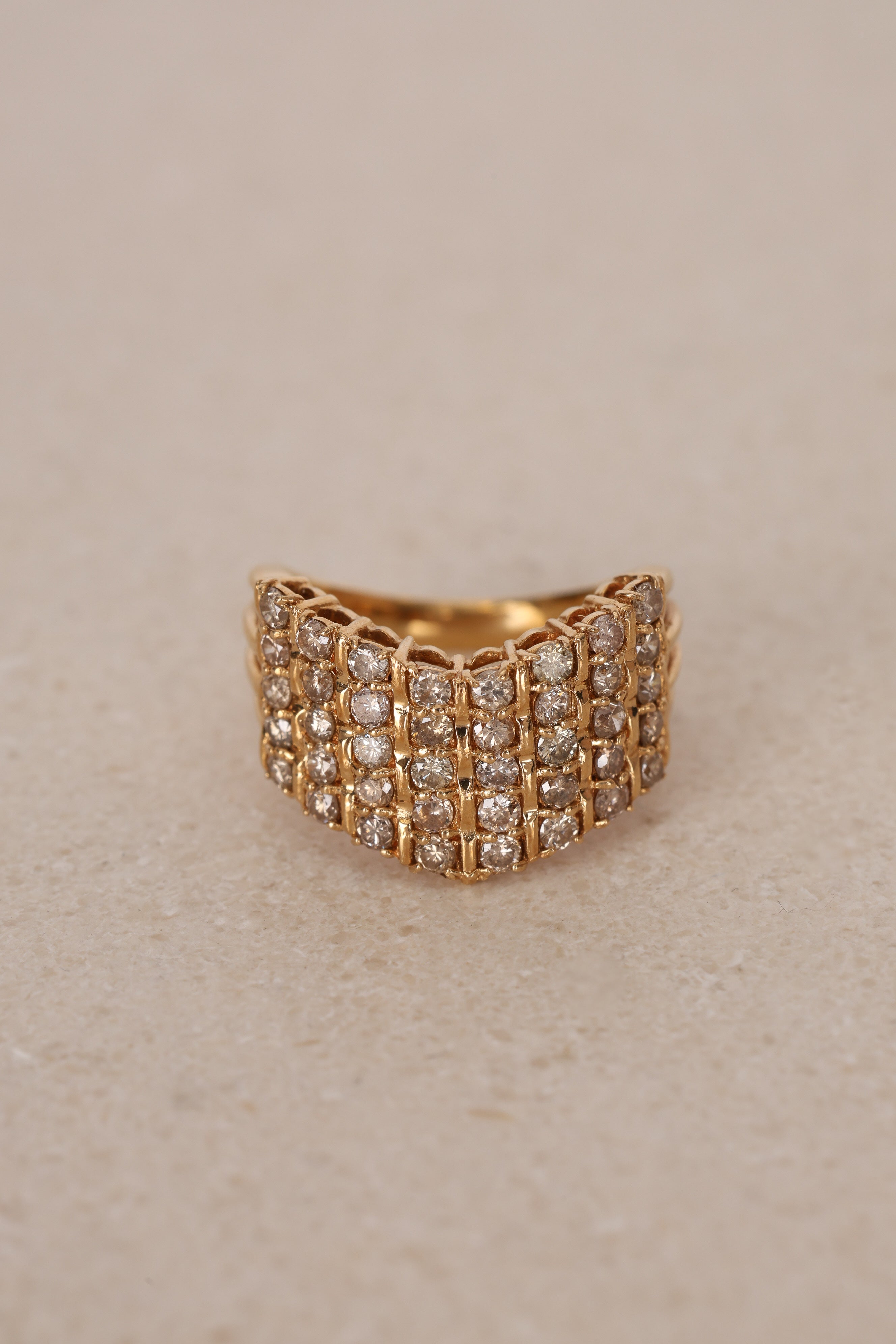 18K Gold Diamond Ring