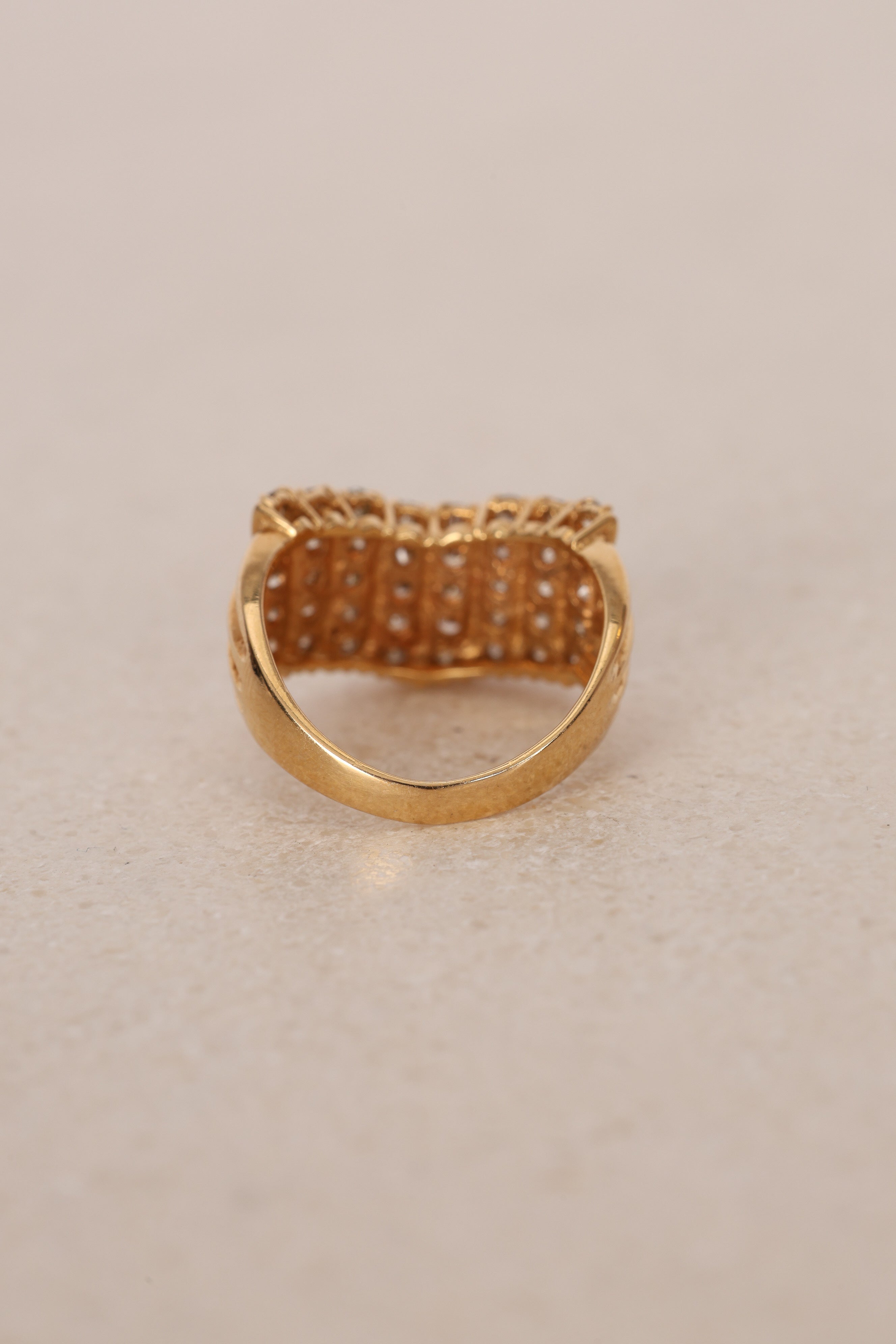 18K Gold Diamond Ring