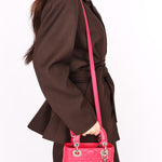 Dior Mini Lady Fuchsia Lambskin 2013