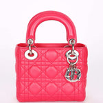 Dior Mini Lady Fuchsia Lambskin 2013