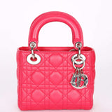Dior Mini Lady Fuchsia Lambskin 2013