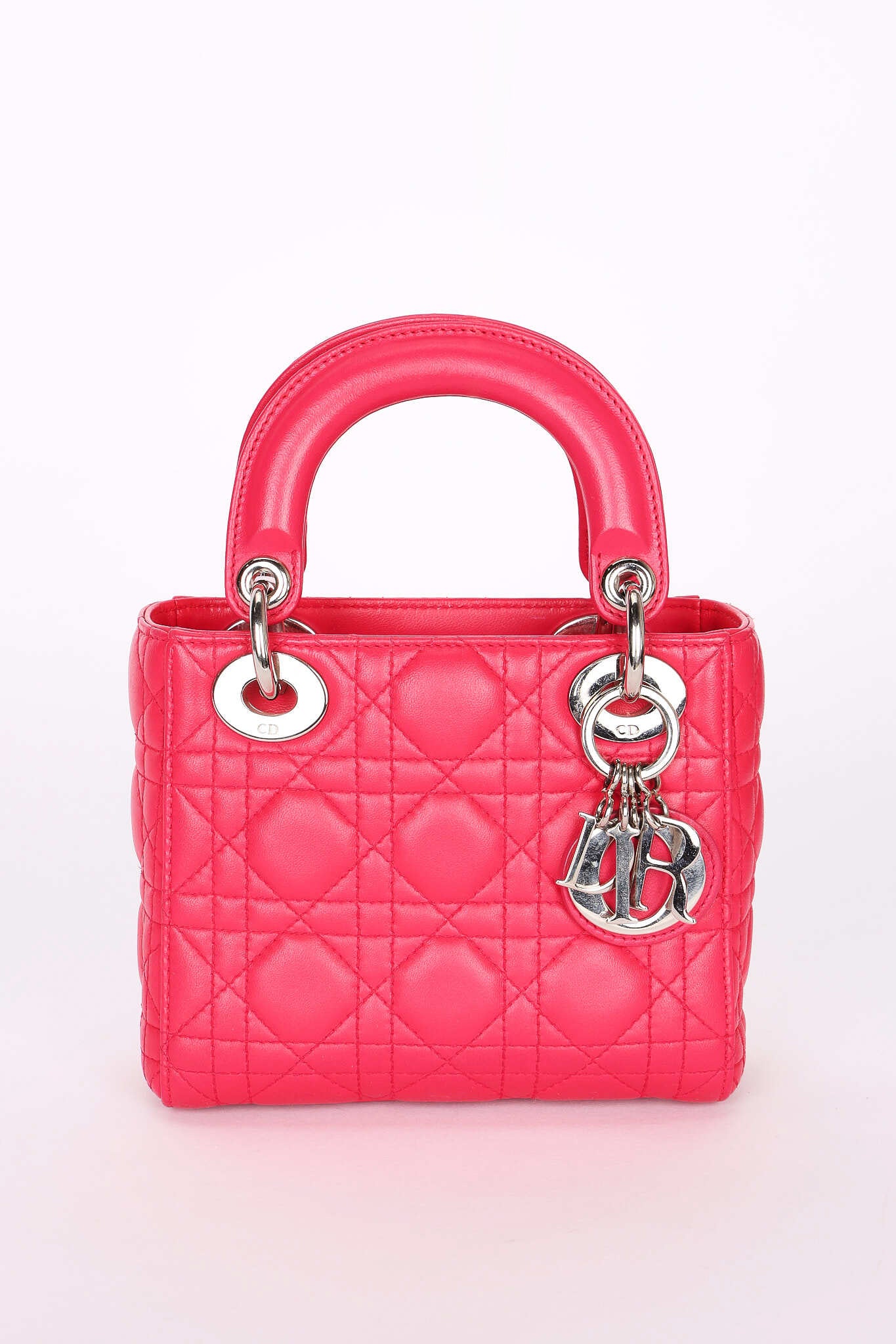 Dior Mini Lady Fuchsia Lambskin 2013
