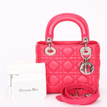 Dior Mini Lady Fuchsia Lambskin 2013