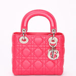 Dior Mini Lady Fuchsia Lambskin 2013