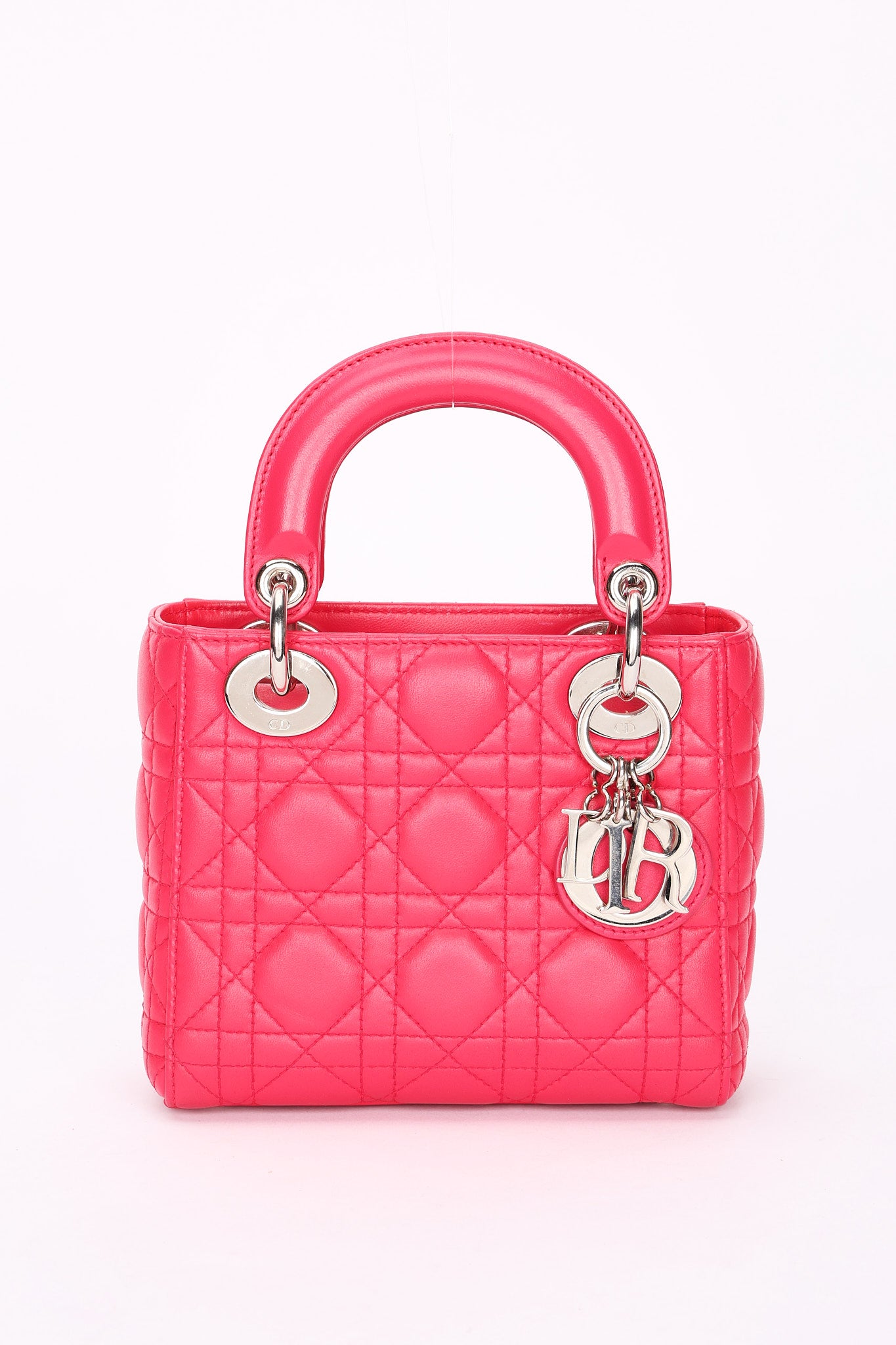 Dior Mini Lady Fuchsia Lambskin 2013