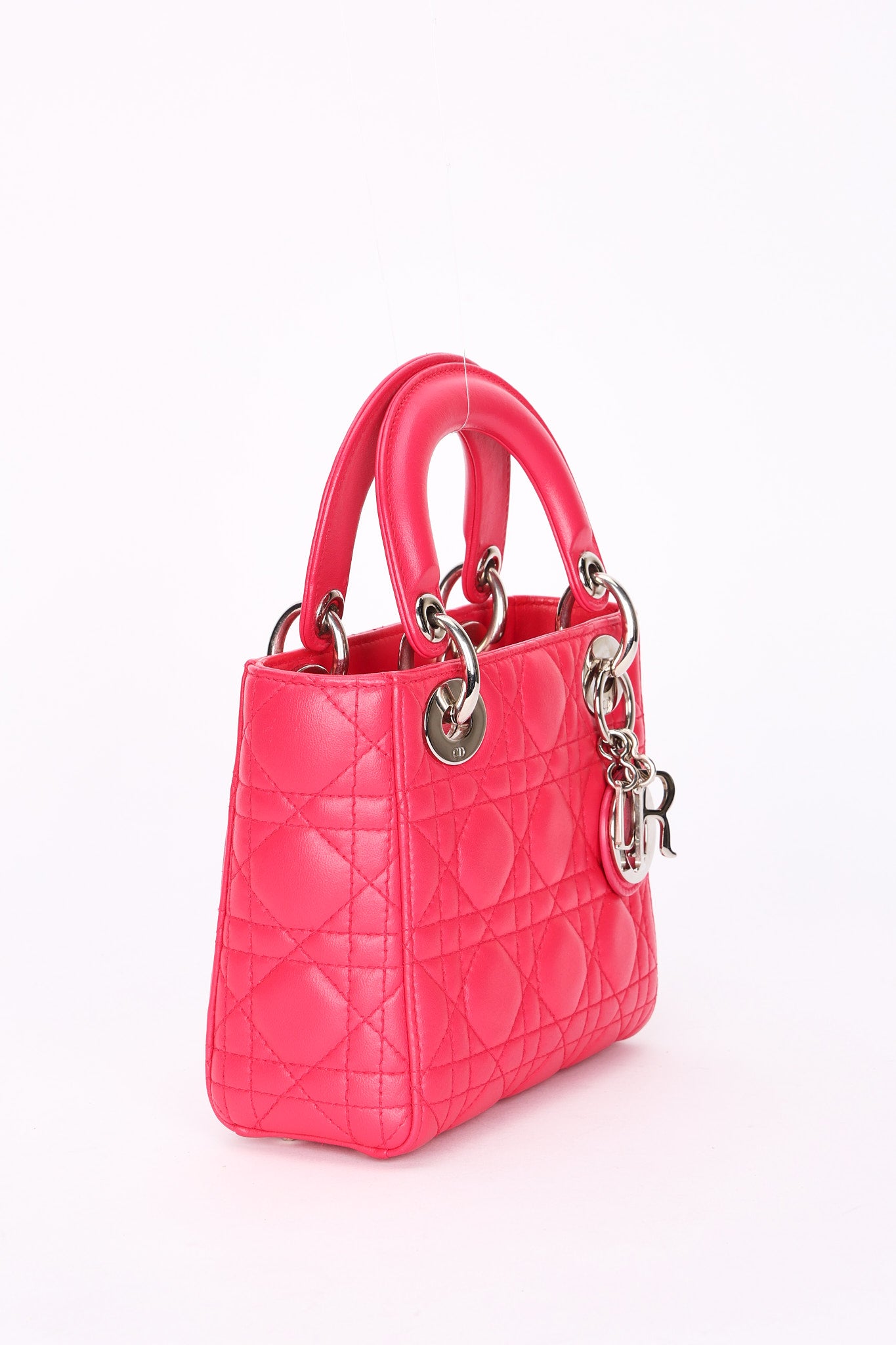 Dior Mini Lady Fuchsia Lambskin 2013