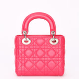 Dior Mini Lady Fuchsia Lambskin 2013