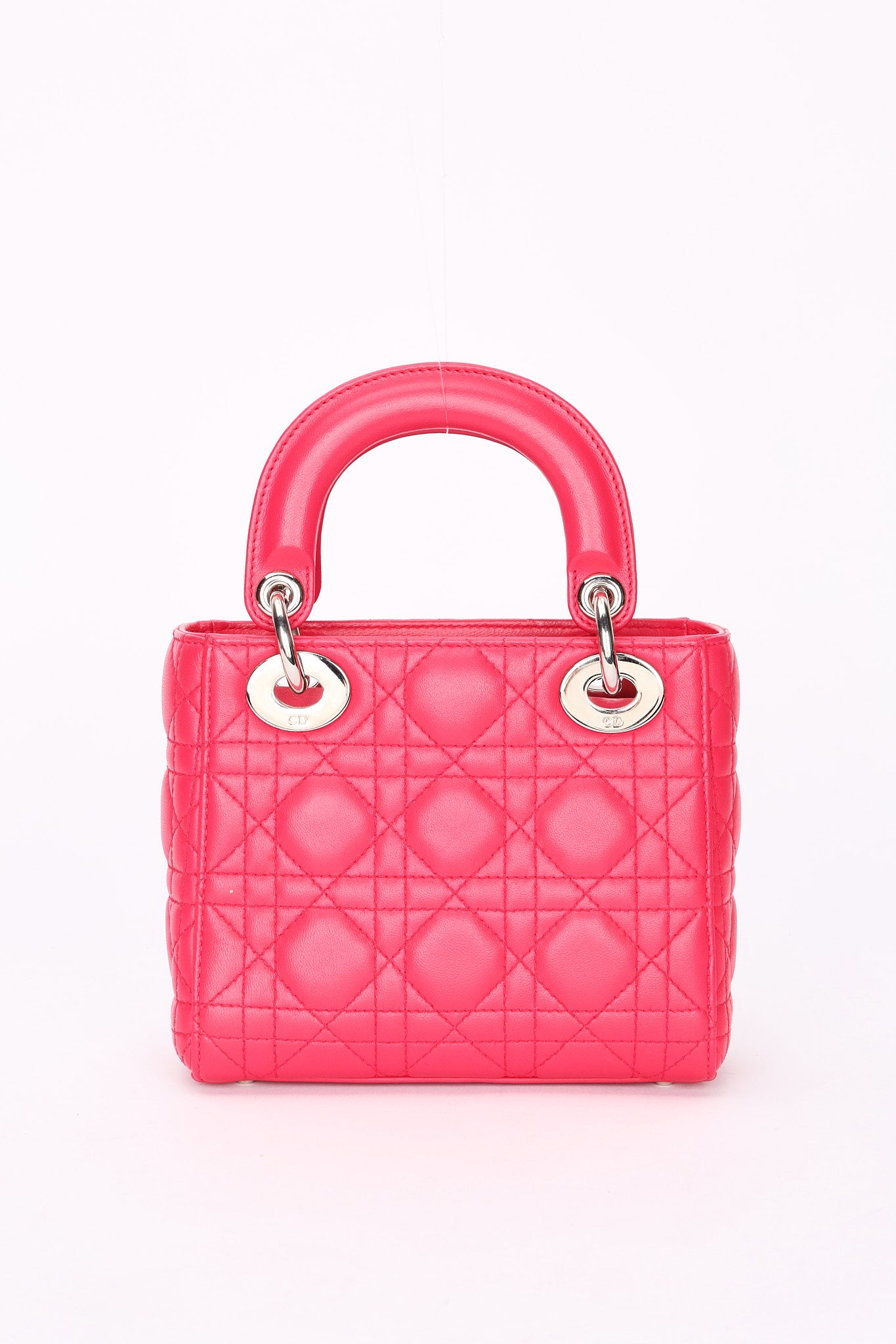 Dior Mini Lady Fuchsia Lambskin 2013