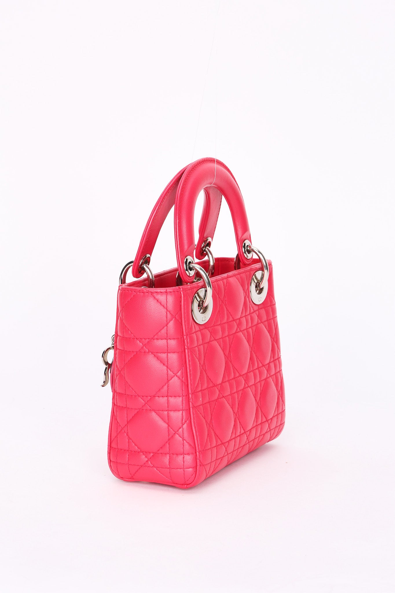 Dior Mini Lady Fuchsia Lambskin 2013
