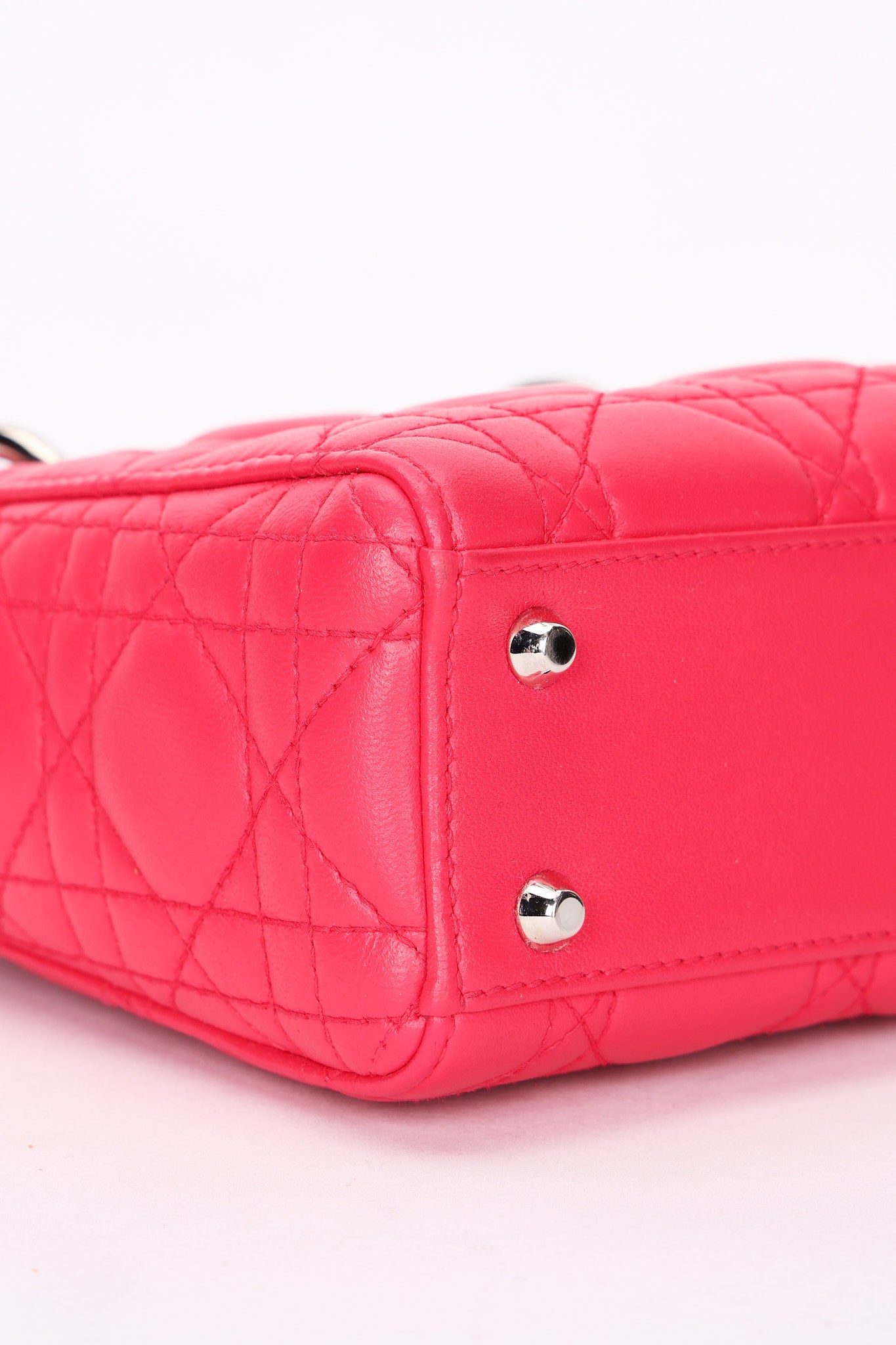Dior Mini Lady Fuchsia Lambskin 2013