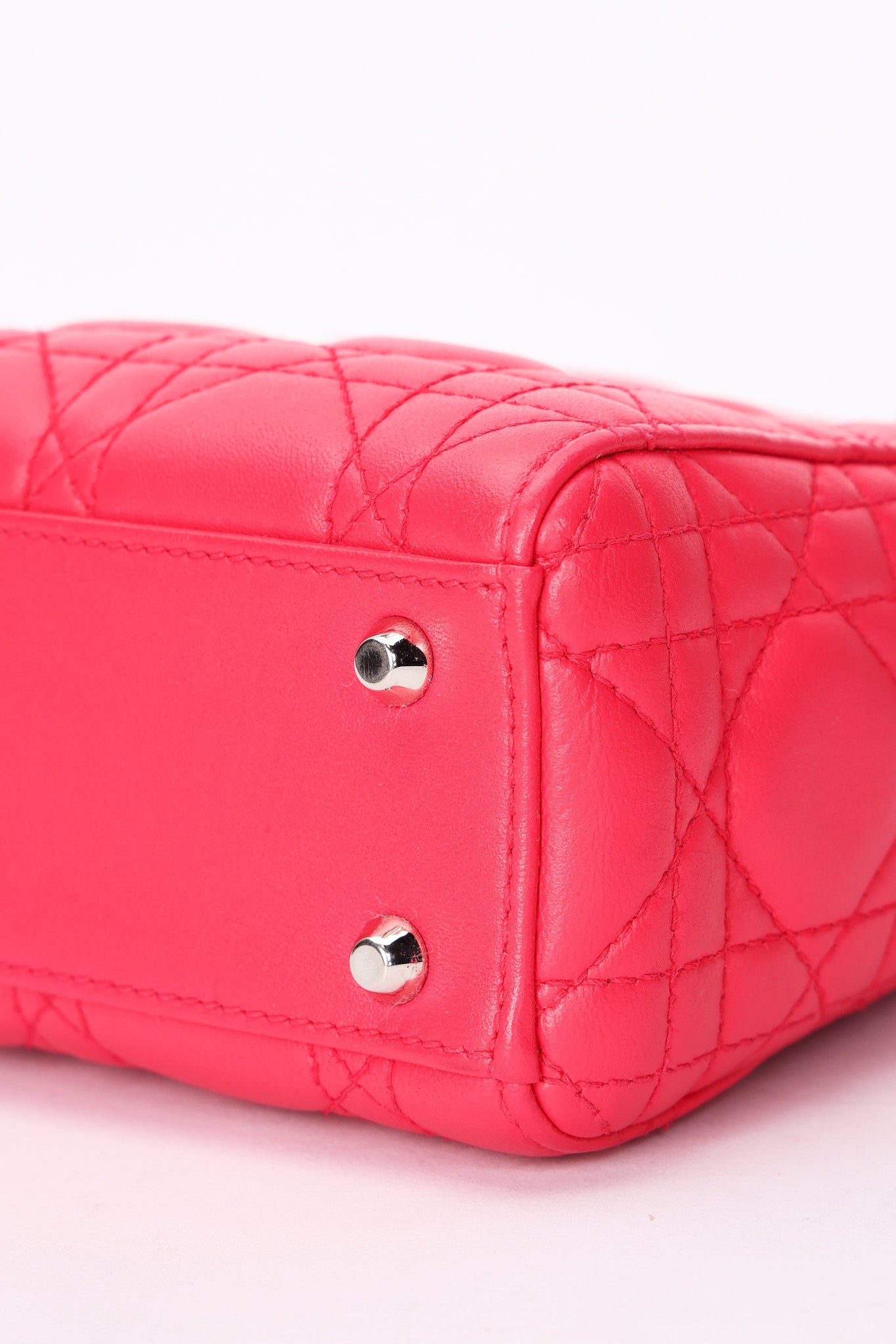 Dior Mini Lady Fuchsia Lambskin 2013