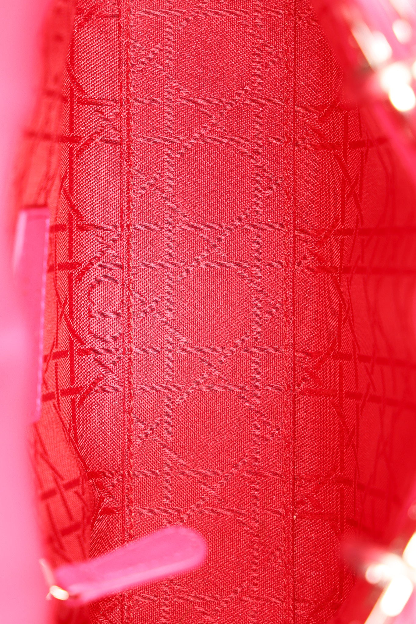 Dior Mini Lady Fuchsia Lambskin 2013
