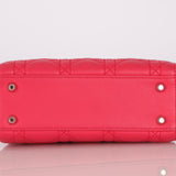 Dior Lambskin Cannage Coral Lady Bag